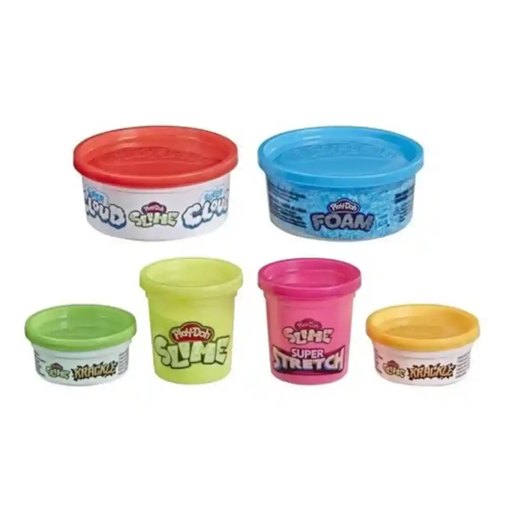 Hasbro Play-Doh Mundo De Texturas 6 Pack