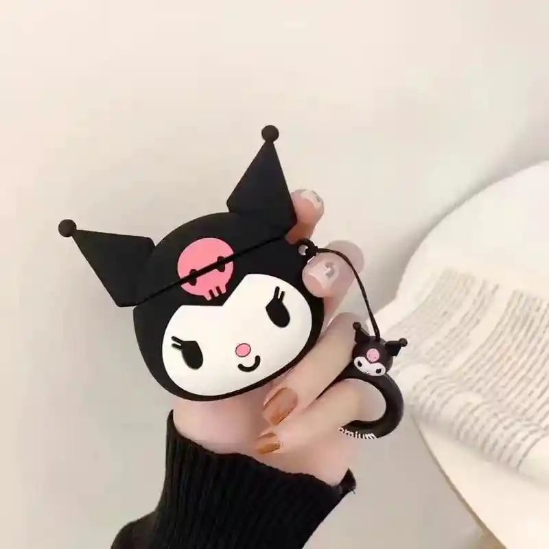 Airpods Funda Para 1/2 Gen. Diseño Hello Kitty Kuromi