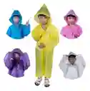 Impermeable De Botones Para Niños / Traje De Lluvia / Carpa De Lluvia Protector De Lluvia / Eva Raincoat