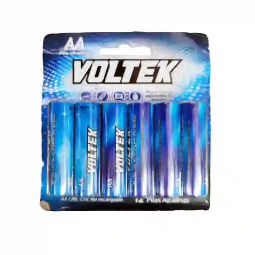 Pilas Blister X12aa Alcalina Voltek 1.5v Buena Duracion