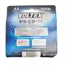 Pilas Blister X12aa Alcalina Voltek 1.5v Buena Duracion