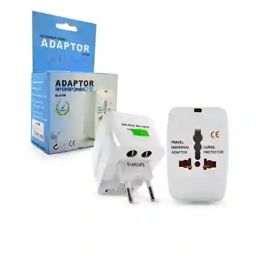 Adaptador Europeo Enchefe Viejero Convertidor Universal