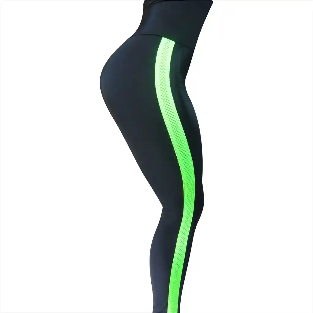 Conjunto Deportivo Dama Leggins Largo Y Camiseta Verde