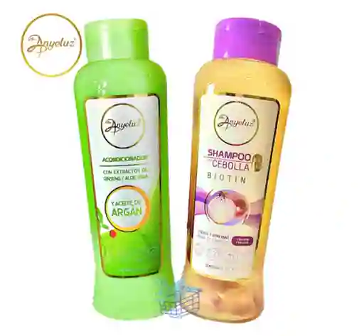  ANYELUZ Shampoo De Cebolla Y Acondicionador Aloe Vera 