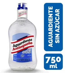 Antioqueño Aguardienteazul Sin Azucar Botella 750Ml