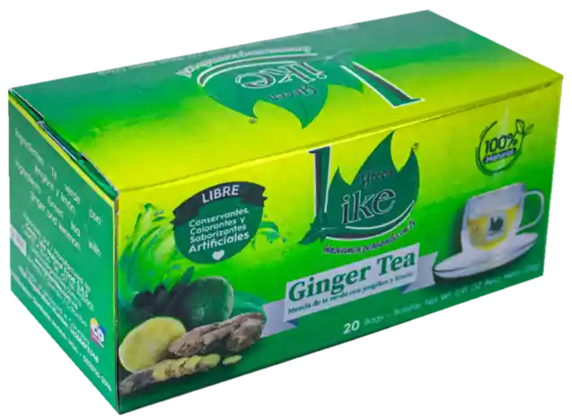 Ginger Tea (té De Jengibre Y Limón) Caja X 20 Tisanas