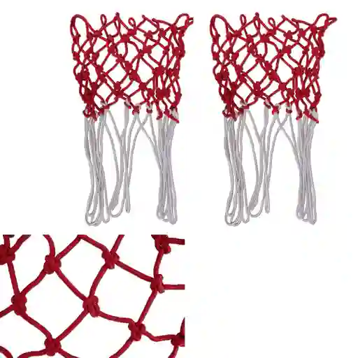 Malla Red De Baloncesto X 2 Aro Nylon Basketball