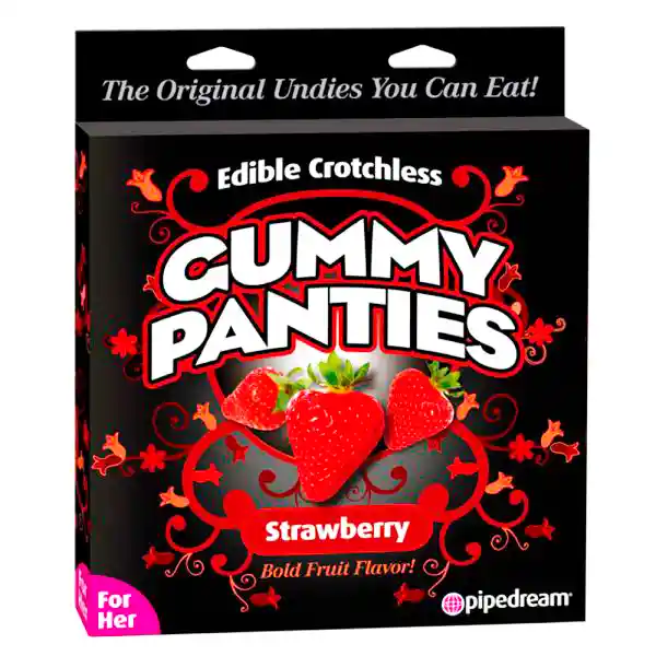 Lencería Comestible Panties De Fresa Deliciosos Eroticos