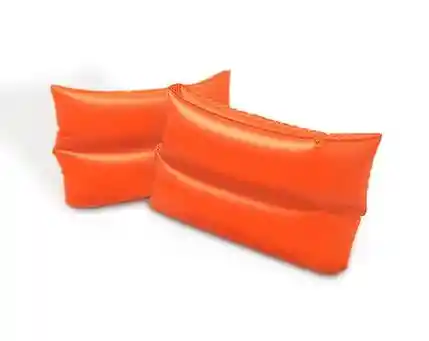 Flotador De Brazos Inflable Braceras Naranja Intex 19cm X 19cm