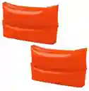 Flotador De Brazos Inflable Braceras Naranja Intex 19cm X 19cm