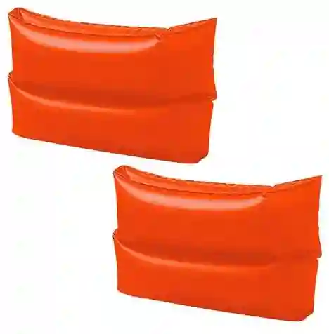 Flotador De Brazos Inflable Braceras Naranja Intex 19cm X 19cm