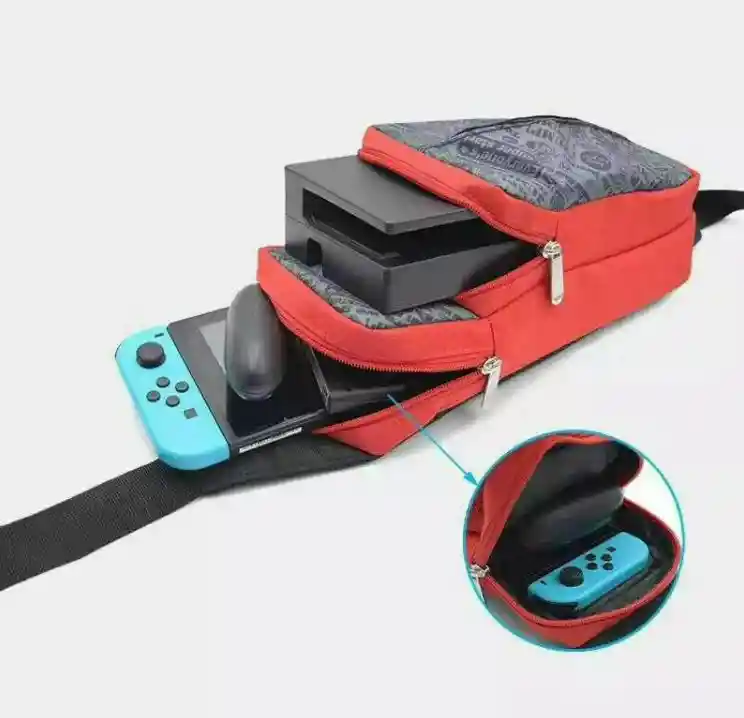 Maleta Estuche Riñonera Protector Nintendo Switch Mario