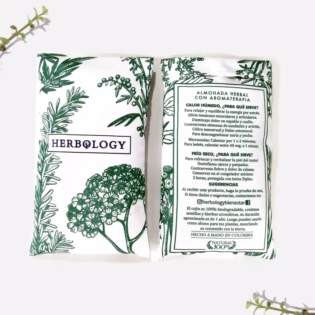 Kit Herbology Cojin Clasico & Antifaz