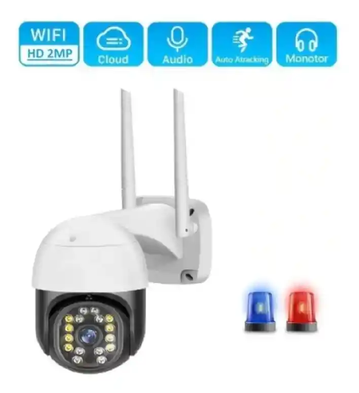 Camara Ip De Seguridad Vigilancia Exterior 1080 Domo 360 Ptz