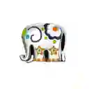 Dije Charm Elefante Tailandia Amuleto Fabricado Plata 925