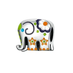 Dije Charm Elefante Tailandia Amuleto Fabricado Plata 925