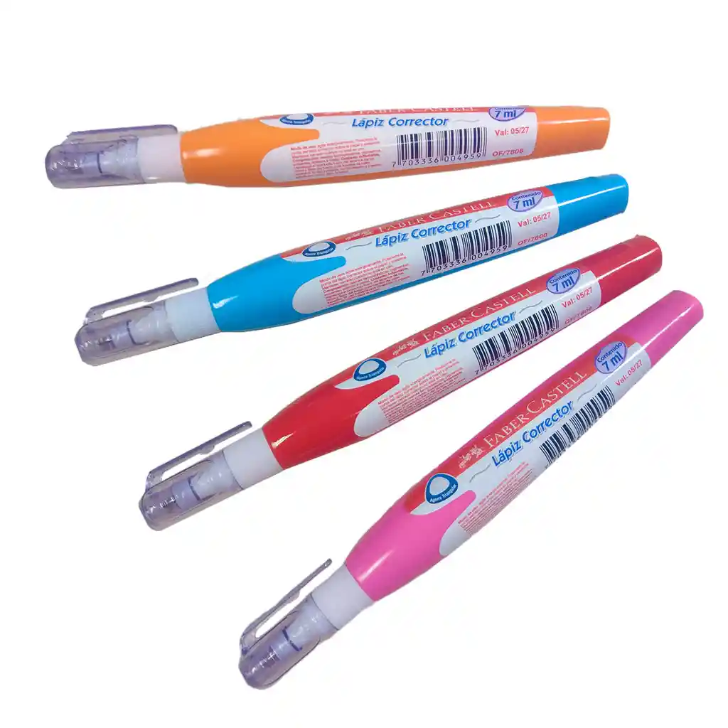 Corrector Liquido De Lapicero 7 Ml X Unidad Faber - Castell.