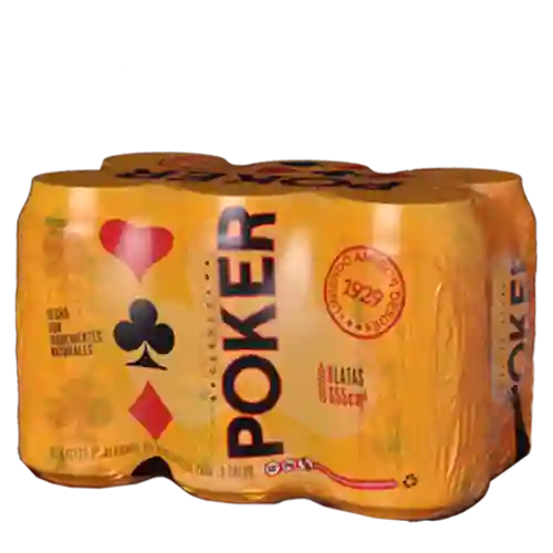 Poker Six Pack De Cervezaen Lata 330Ml