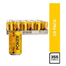 Poker Pack * 24 Unds Cervezaen Lata