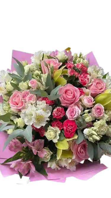 Rosas,mini Rosas, Astroemelias San Valentin