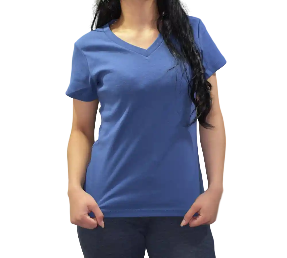 Camiseta Mujer Donna Talla S Azul Petroleo