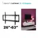 Soporte O Base Para Tv Fijo, Para Televisores Lcd, Plasma O Led De 26" A 60", Soporta Hasta 50 Kilos