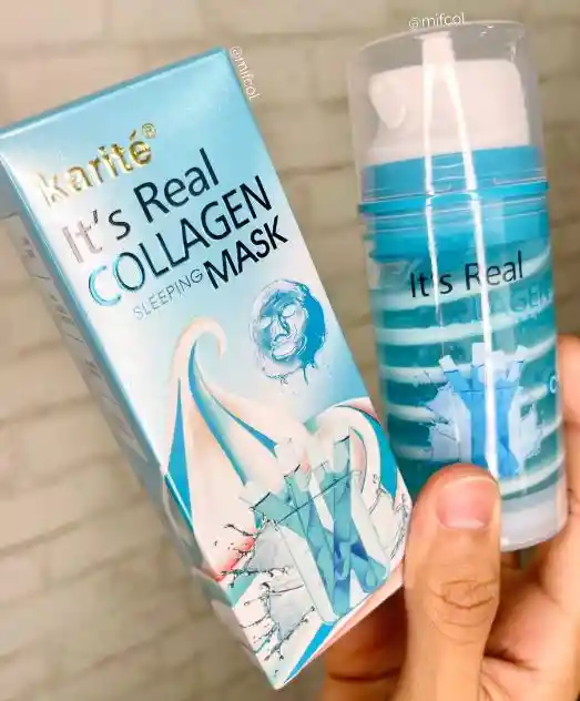 Mascarilla Facial Nocturna De Colageno Its Real Collagen Sleeping Mask Karite