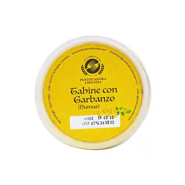 Tahine Con Garbanzo - Panificadora Libanesa