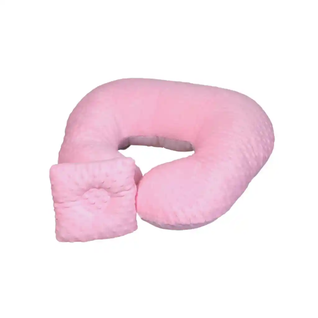 Almohada Cojin Lactancia Bebe Maternidad Multiusos Rosa