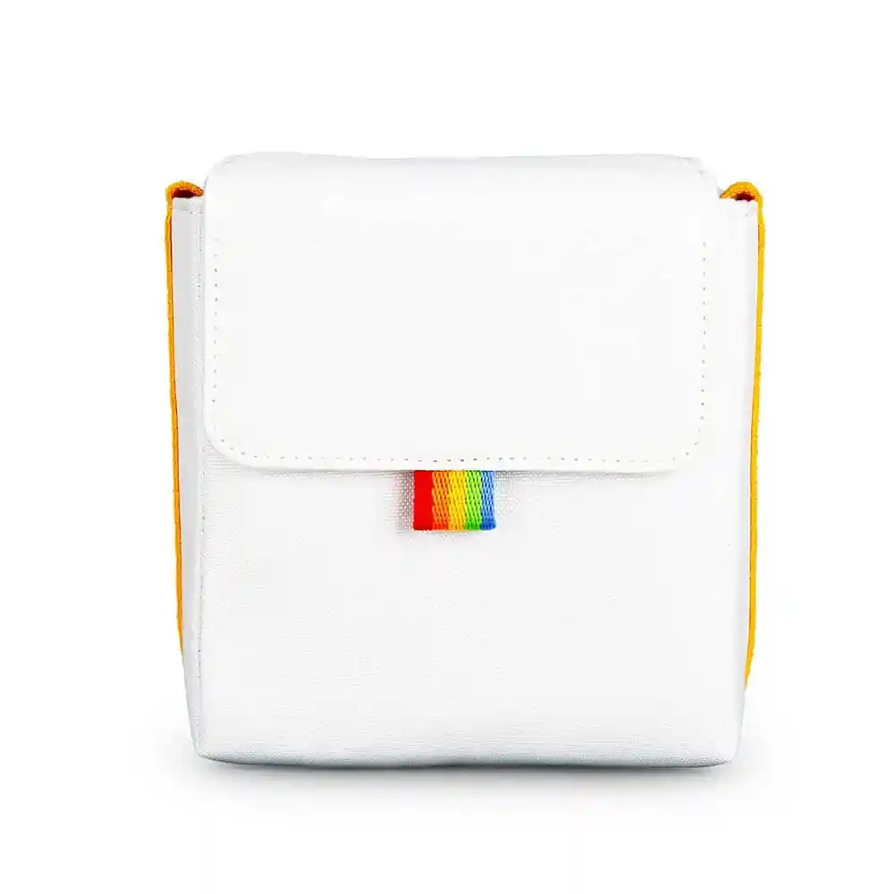 Bolso Para Cámara Polaroid Now (blanco Y Amarillo)