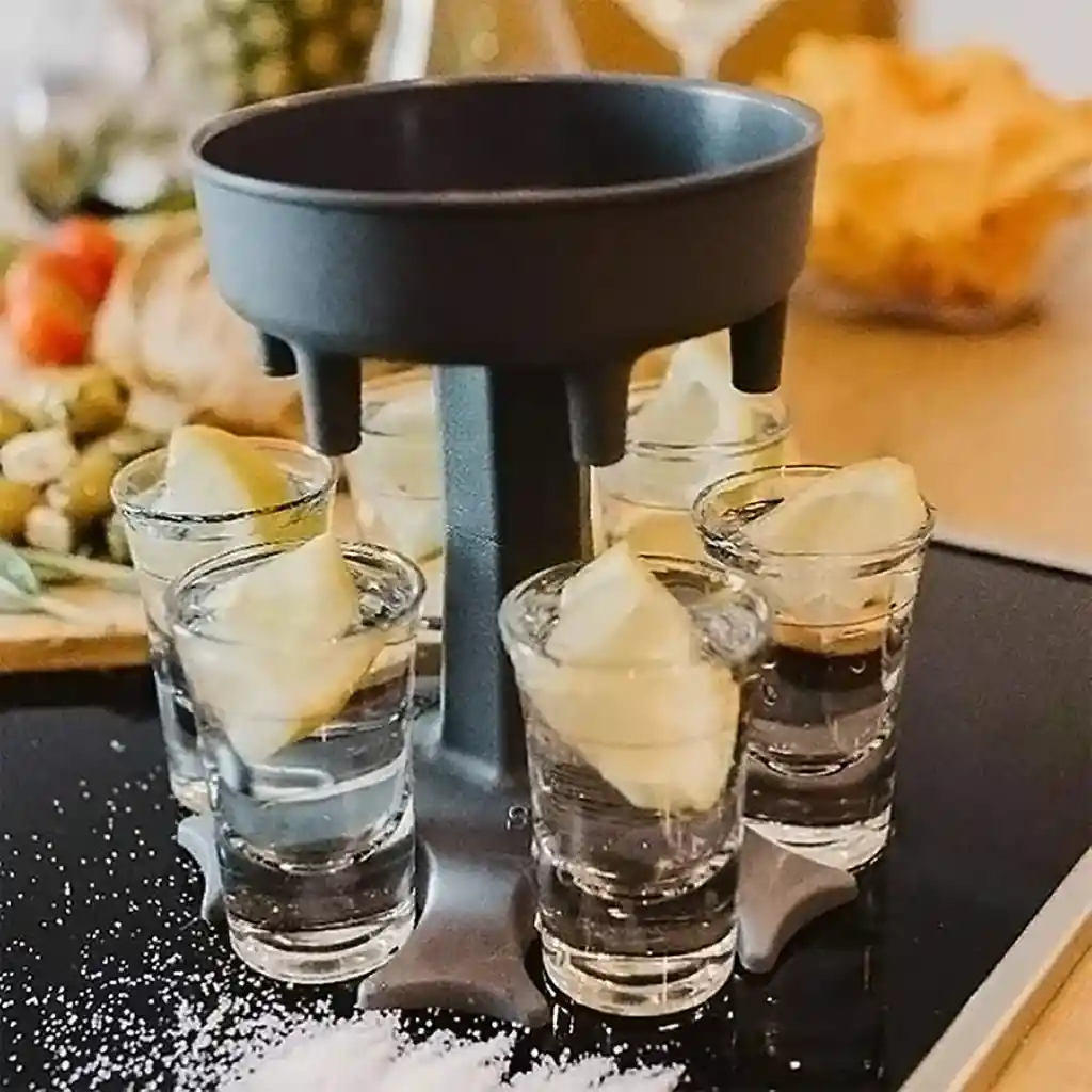 Dispensador De Licor Tragos Shots + Copas Para Fiestas Bares