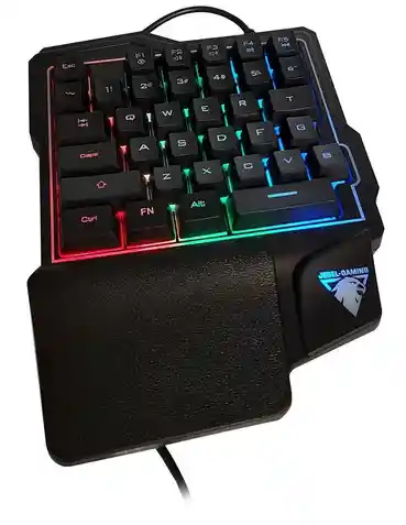 Kit Gamer Para Celular (teclado Una Mano + Mouse + Conversor)