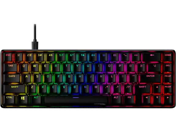 Teclado Gamer Mecánico Hyperx Origins 65% Inglés - Hx Red