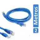 Cable Wifi Lan 2 Metros Ethernet Rj45 Red Internet Televisor Modem Computador