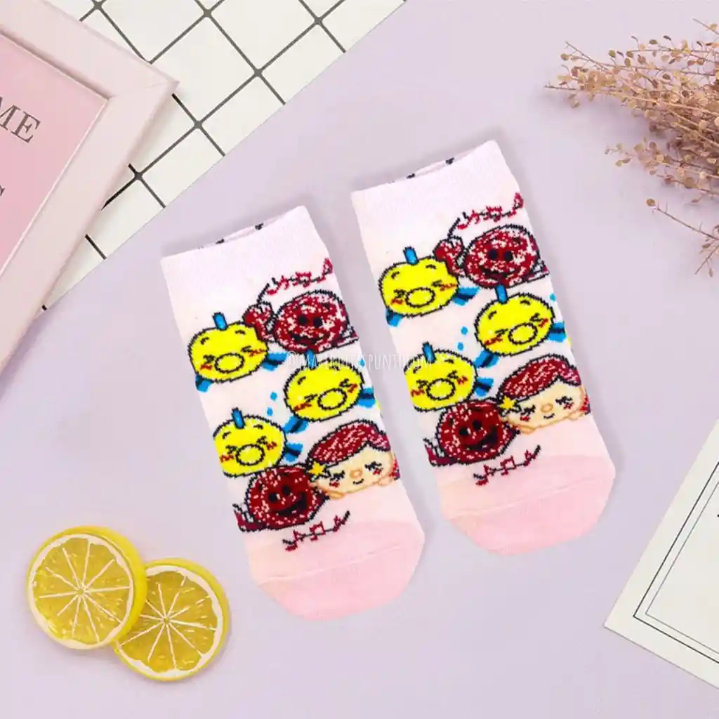 Medias Tobilleras Personajes - La Sirenita Tsum Tsum