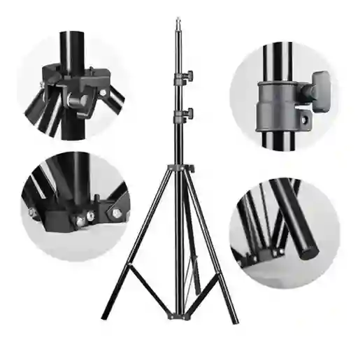 Tripode Stand 2 Metros Para Aro De Luz Camara Flash Softbox