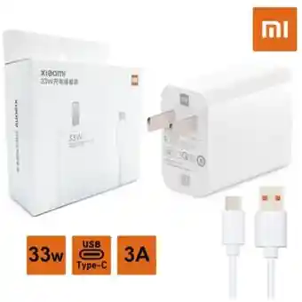 Xiaomi Cargador33W Super Carga Original Blanco