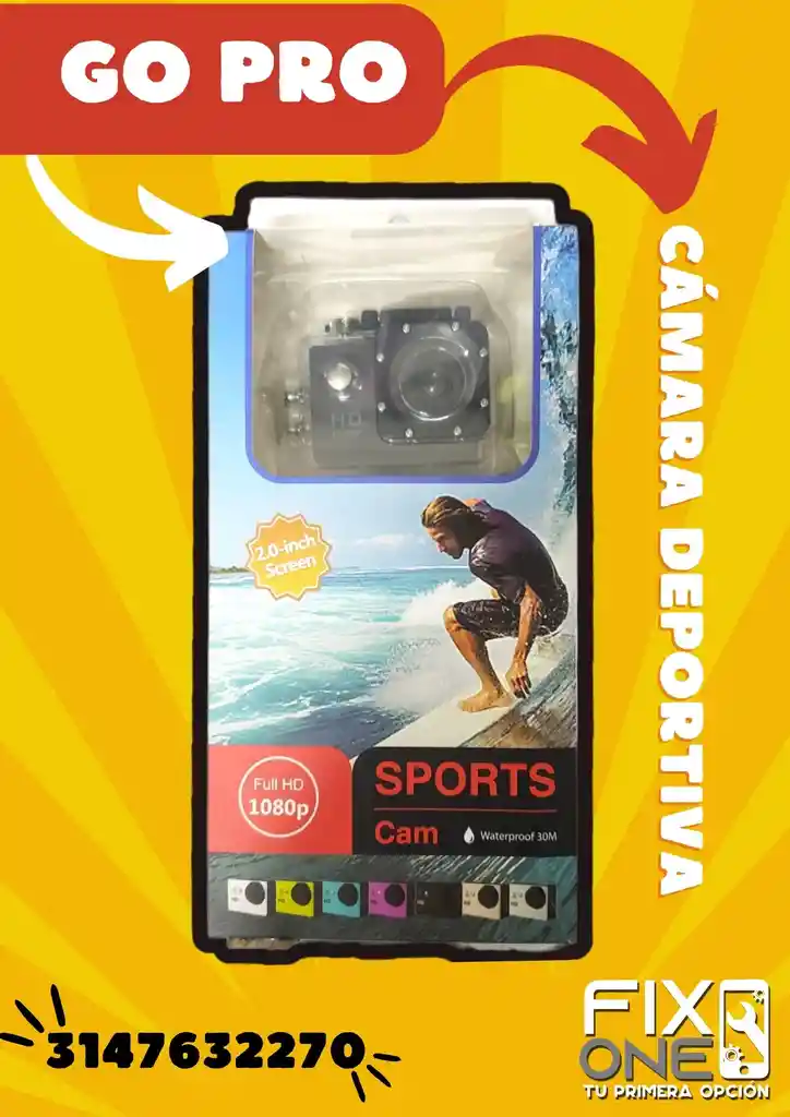   Gopro  Camara De Video Deportiva 