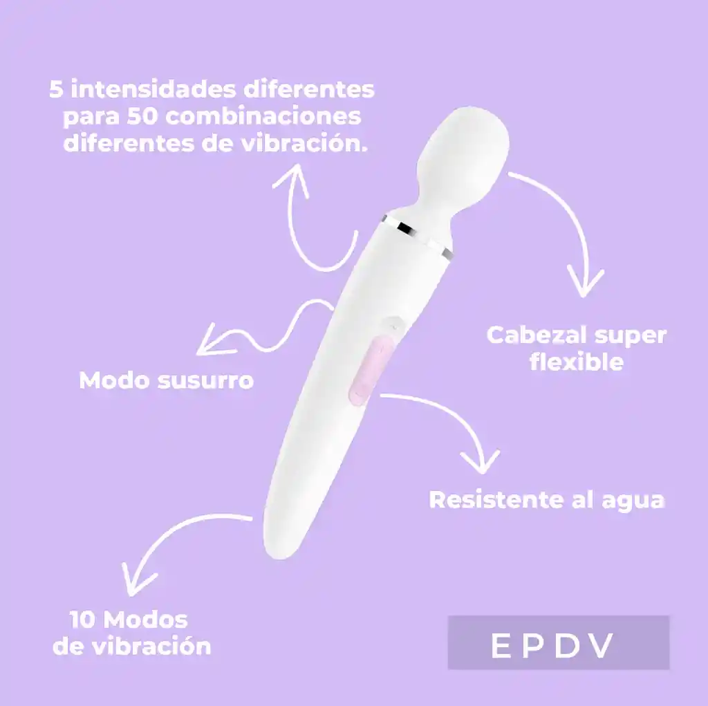 Masajeador De Clítoris Wand-er Woman Hitachi