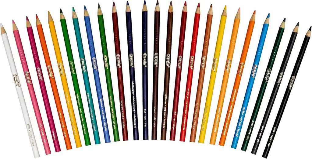 Colores Crayola Originales X 24 Lapices De Color Gruesos