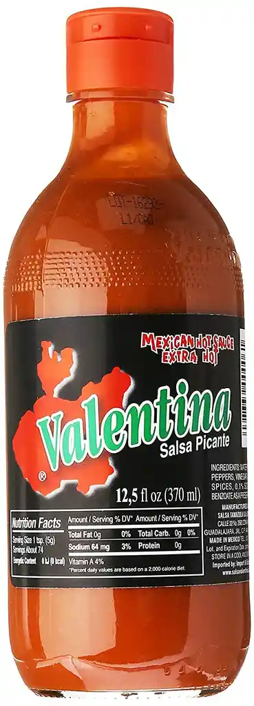 Valentina Salsa Mexicanaetiqueta Negra 12,5 Oz