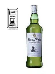 Whisky Black And White 8 Años Litro