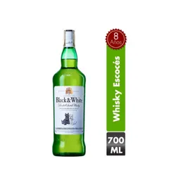 Whisky Black And White 8 Años Botella 700ml