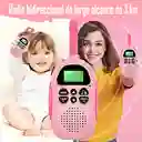 Radio Comunicador Infantil Boquitoquis Niño Y Niña Recargables X2