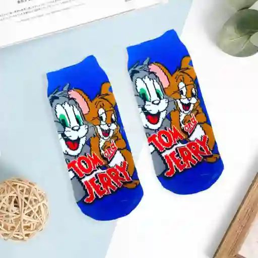 Medias Tobilleras Personajes - Tom Y Jerry