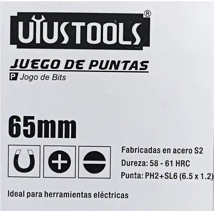 Juego De Puntas Doble Combinadas X 10pc Bts65hl6 Uyustools