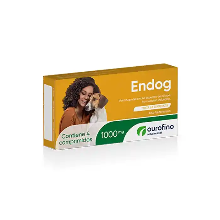 Antiparasitario Endog Caja X 4 Tabletas De 1000 Mg