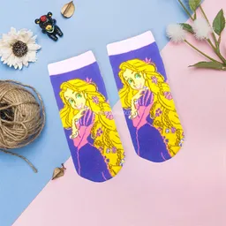 Medias Tobilleras Personajes - Rapunzel Enredados