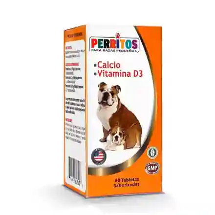 Perritos Calcio + Vitamina D3 X 60 Tab