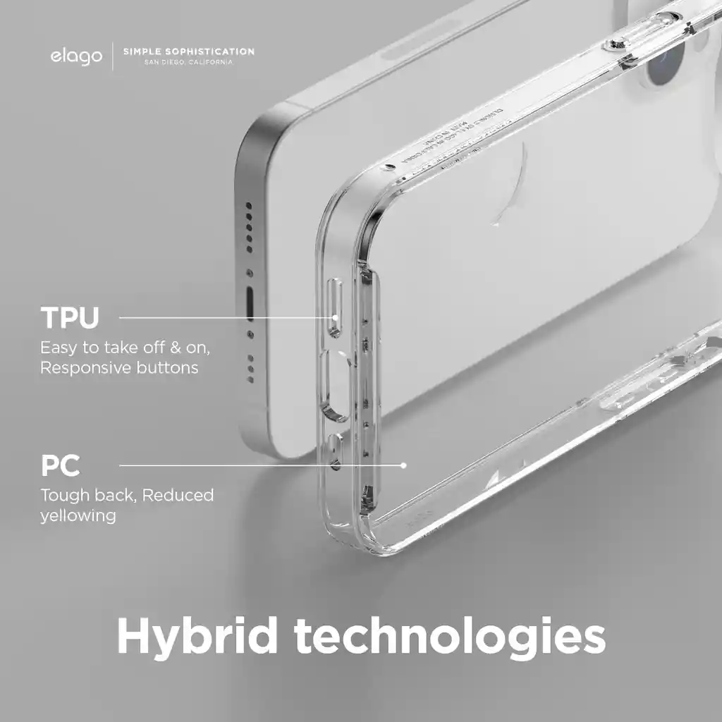 Estuche Para Iphone 14 Plus Hybrid Elago En Transparente